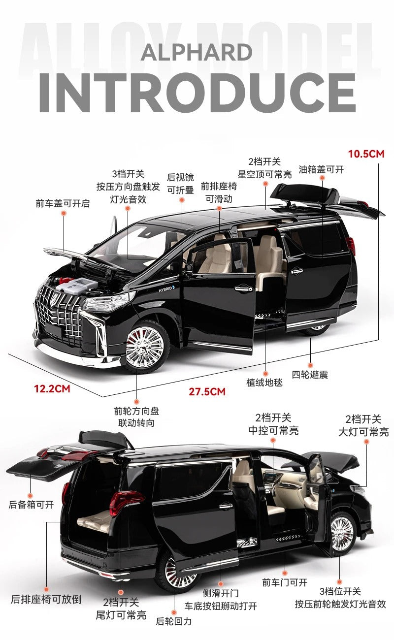 Toyota Alphard MPV 1:18