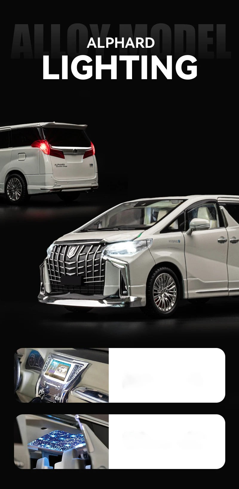 Toyota Alphard MPV 1:18