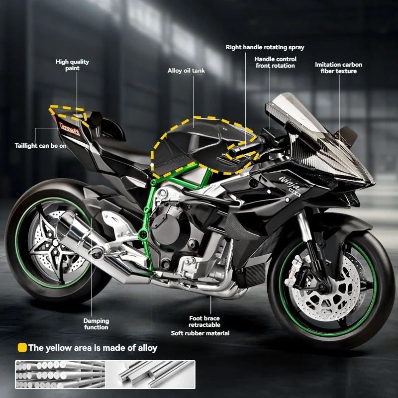 Key Control Kawasaki Ninja H2R 1:9 Diecast Model
